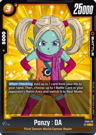 Image of Panzy : DA (FS08-09) - Starter Deck 8 Vegeta Mini Super Saiyan 3