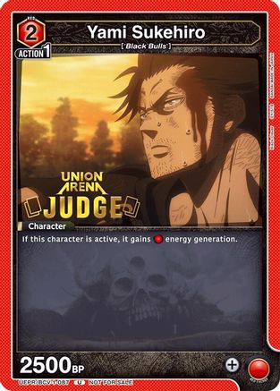 Image of Yami Sukehiro (Judge Pack) (UEPR/BCV-1-087) - Union Arena Promotion Cards Foil