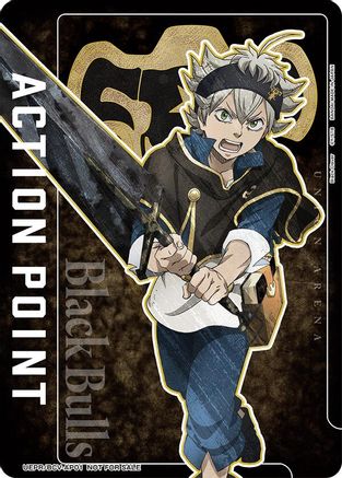 Image of Action Point Card (AP01) (Black Clover) (UEPR/BCV-AP01) - Union Arena Promotion Cards Foil