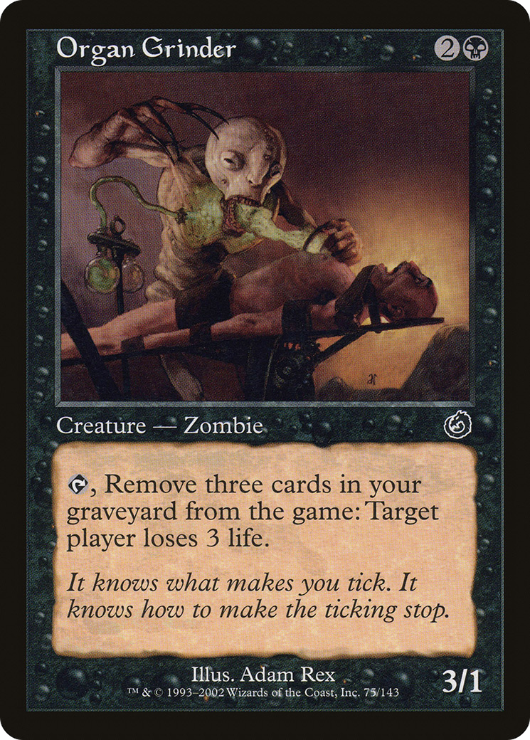Image of Organ Grinder (TOR-075) - Torment Foil