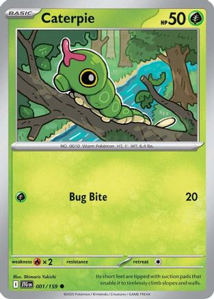 Image of Caterpie 001/159  SV09 Journey Together - Common