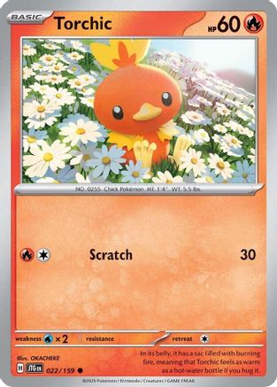 Image of Torchic 022/159  SV09 Journey Together - Common