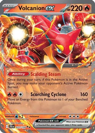 Image of Volcanion ex 031/159  - Holofoil SV09 Journey Together - Double Rare