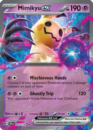 Image of Mimikyu ex 069/159  - Holofoil SV09 Journey Together - Double Rare