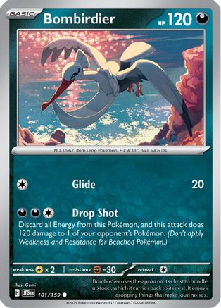 Image of Bombirdier 101/159  - Reverse Holofoil SV09 Journey Together - Common