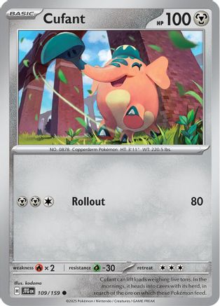 Image of Cufant 109/159  - Reverse Holofoil SV09 Journey Together - Common