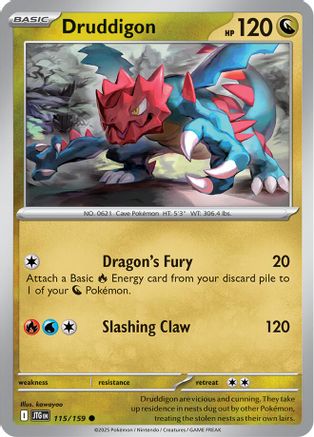 Image of Druddigon 115/159  SV09 Journey Together - Common