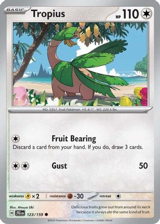 Image of Tropius 123/159  SV09 Journey Together - Common