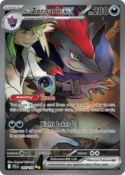 Image of * N's Zoroark ex - 185/159 - SV09: Journey Together (JTG)