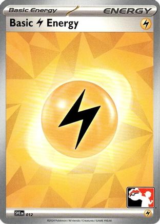 Image of Basic Lightning Energy 012  Prize Pack Series Cards - Common