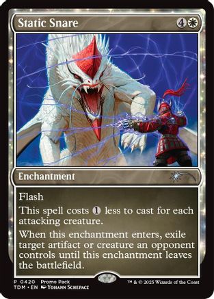 Image of Static Snare (PPTDM-420) - Promo Pack: Tarkir: Dragonstorm