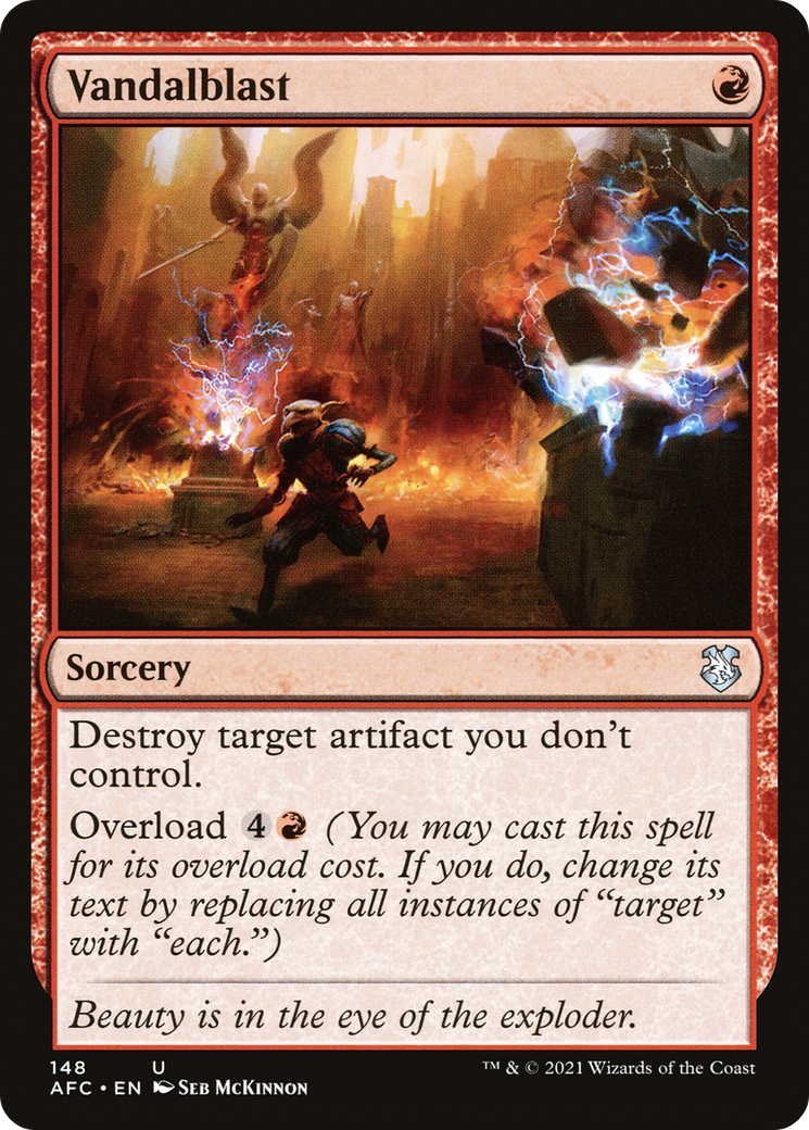 Image of Vandalblast (AFC-148) - Forgotten Realms Commander
