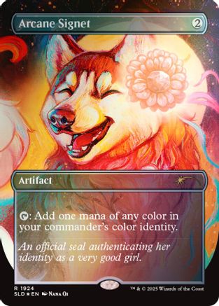 Image of Arcane Signet (1924) (Rainbow Foil) (SLD-1924) - Secret Lair Drop Series Foil