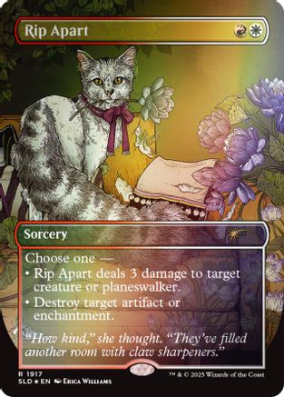 Image of Rip Apart (1917) (Rainbow Foil) (SLD-1917) - Secret Lair Drop Series Foil