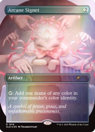 Image of Arcane Signet (1919) (Rainbow Foil) (SLD-1919) - Secret Lair Drop Series Foil