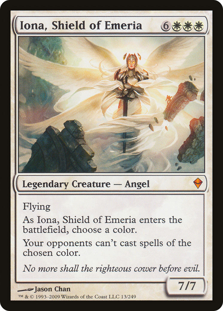Image of Iona, Shield of Emeria (ZEN-013) - Zendikar Foil