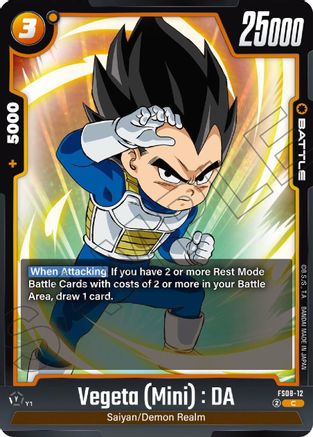 Image of Vegeta (Mini) : DA - FS08-12 (FS08-12) - Starter Deck 8 Vegeta Mini Super Saiyan 3