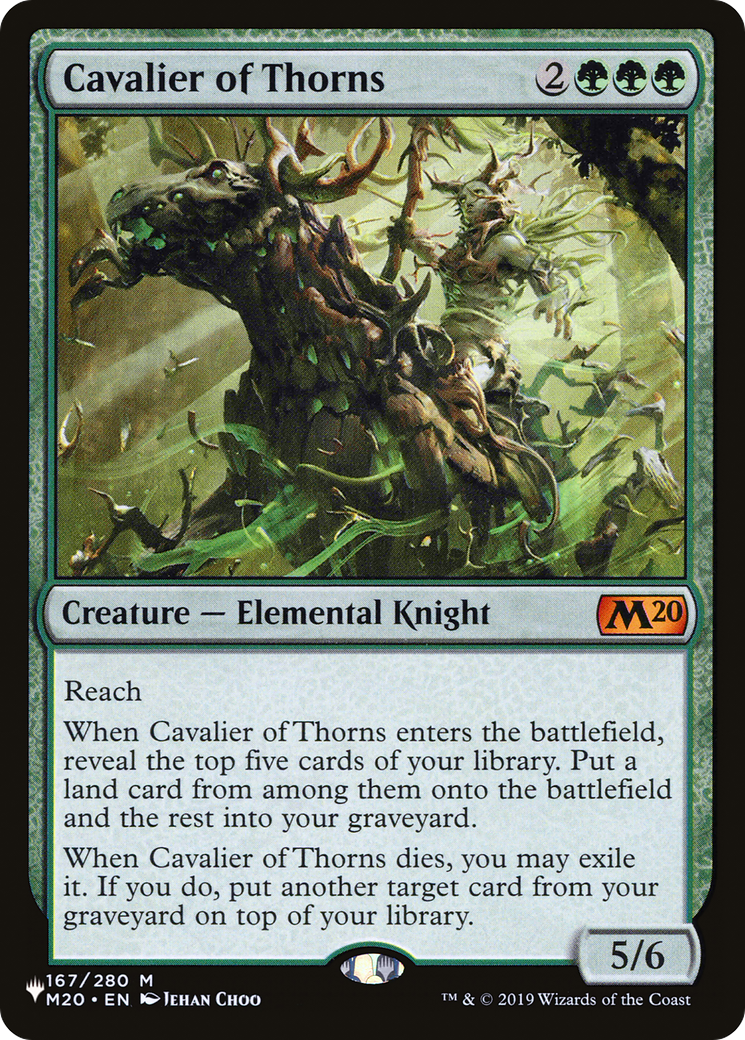 Image of Cavalier of Thorns (LIST-M20-167) - The List