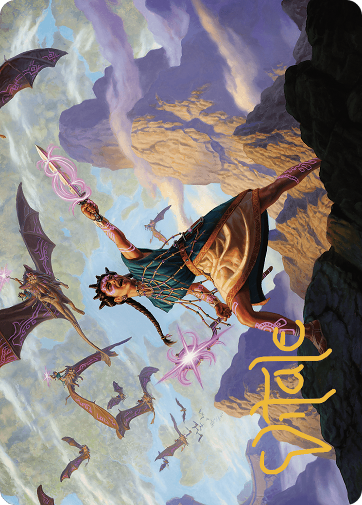 Image of Warden of the Inner Sky // Warden of the Inner Sky (ALCI-007) - The Lost Caverns of Ixalan Art Series (Borderless) Foil