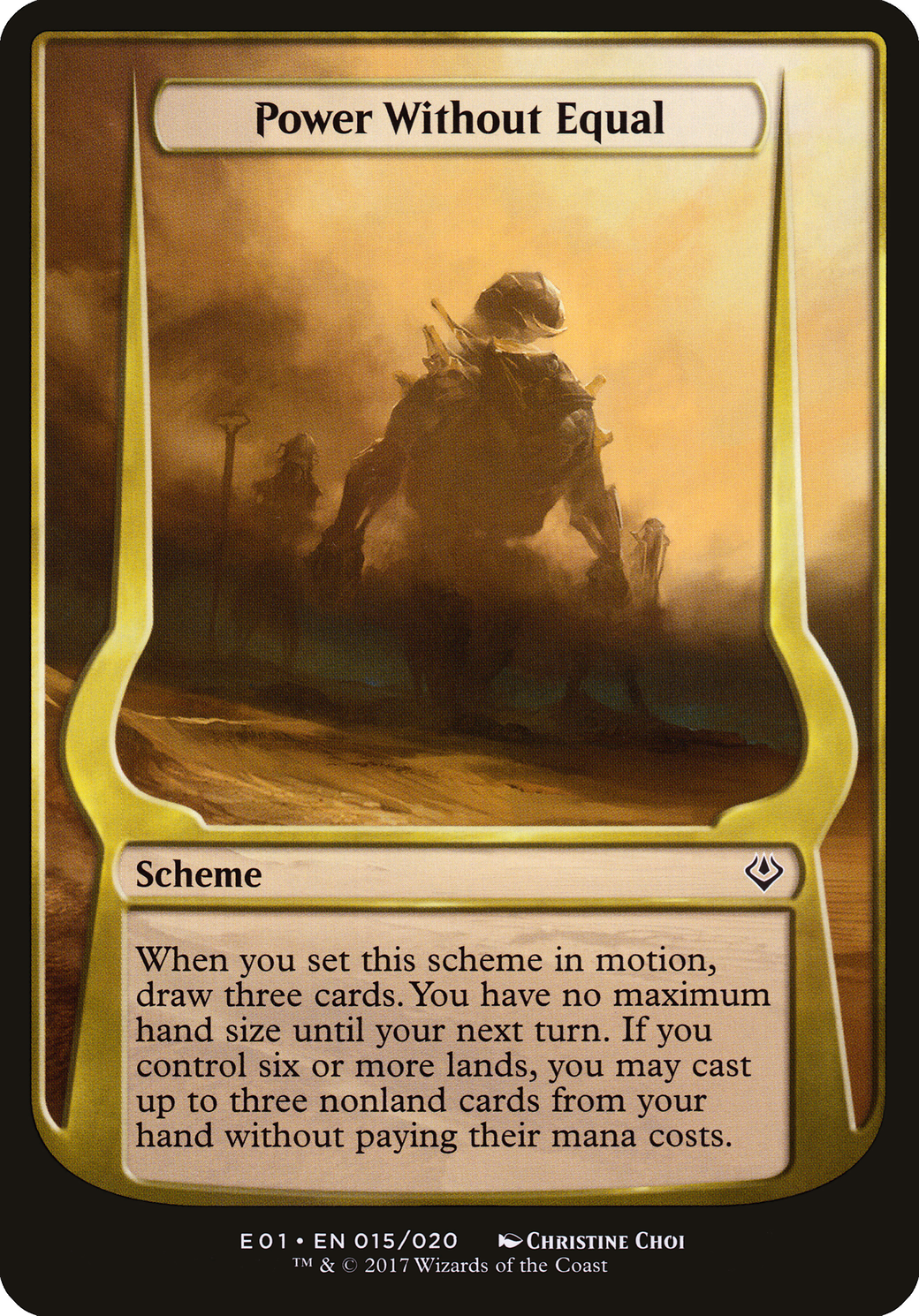 Image of Power Without Equal (Archenemy: Nicol Bolas) (OVER-015) - Archenemy: Nicol Bolas Schemes