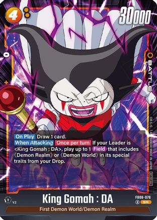 Image of King Gomah : DA - FB06-076 (FB06-076) - Rivals Clash Holofoil