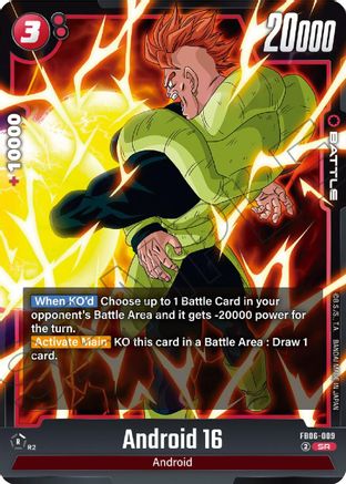 Image of Android 16 - FB06-009 (FB06-009) - Rivals Clash Holofoil