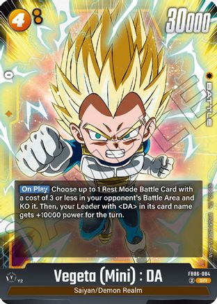 Image of Vegeta (Mini) : DA - FB06-084 (FB06-084) - Rivals Clash Holofoil