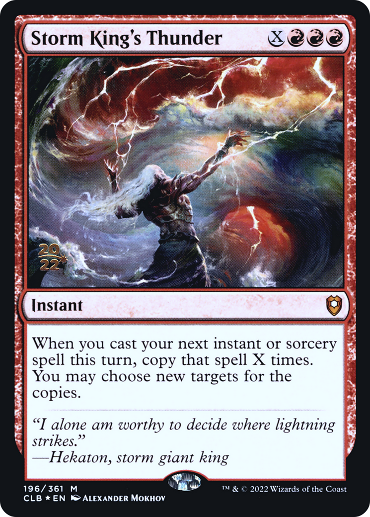 Image of Storm King's Thunder (PRE-196) - Battle for Baldur's Gate Promos Foil