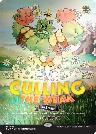 Image of Culling the Weak (Rainbow Foil) (SLD-1818) - Secret Lair Drop Series Foil