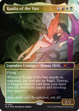 Image of Kaalia of the Vast (Rainbow Foil) (SLD-1563) - Secret Lair Drop Series Foil