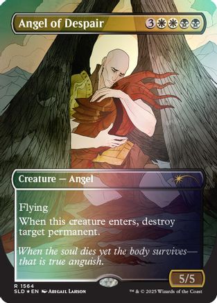 Image of Angel of Despair (Rainbow Foil) (SLD-1564) - Secret Lair Drop Series Foil