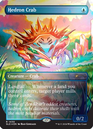 Image of Hedron Crab (Rainbow Foil) (SLD-1430) - Secret Lair Drop Series Foil