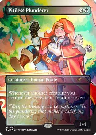 Image of Pitiless Plunderer (Rainbow Foil) (SLD-1431) - Secret Lair Drop Series Foil