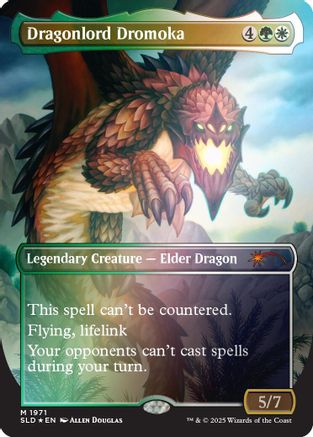 Image of Dragonlord Dromoka (Rainbow Foil) (SLD-1971) - Secret Lair Drop Series Foil