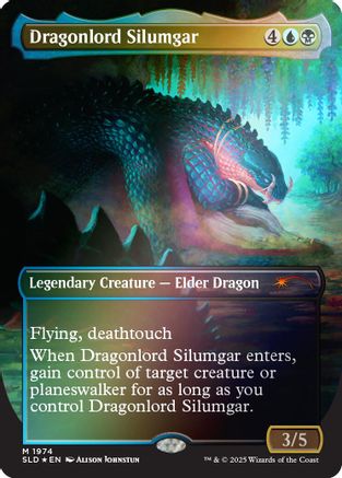 Image of Dragonlord Silumgar (Rainbow Foil) (SLD-1974) - Secret Lair Drop Series Foil