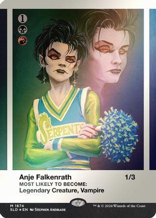 Image of Anje Falkenrath (Rainbow Foil) (SLD-1874) - Secret Lair Drop Series Foil