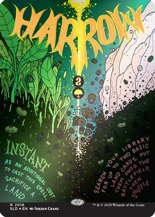 Image of Harrow (Rainbow Foil) (SLD-2016) - Secret Lair Drop Series Foil
