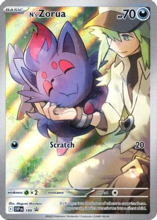 Image of N's Zorua 189  - Holofoil SV Scarlet & Violet Promo Cards - Promo