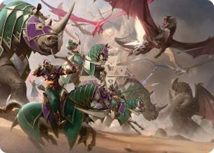 Image of United Battlefront Art Card (5/54) (AATDM-005) - Art Series: Tarkir: Dragonstorm