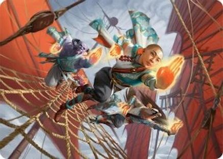 Image of Aligned Heart Art Card (52/54) (AATDM-052) - Art Series: Tarkir: Dragonstorm