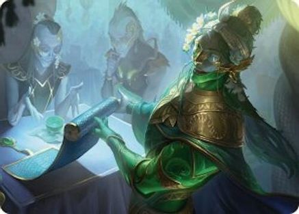 Image of Sibsig Appraiser Art Card (8/54) (AATDM-008) - Art Series: Tarkir: Dragonstorm