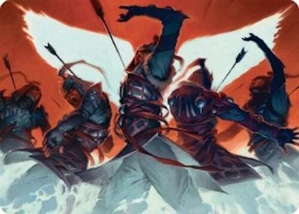 Image of Desperate Measures Art Card (11/54) (AATDM-011) - Art Series: Tarkir: Dragonstorm