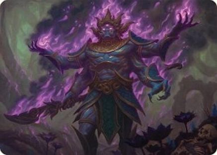 Image of Rot-Curse Rakshasa Art Card (13/54) (AATDM-013) - Art Series: Tarkir: Dragonstorm