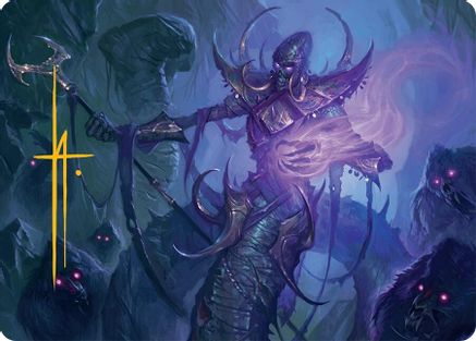 Image of Sidisi, Regent of the Mire Art Card (14/54) (Gold-Stamped Signature) (AATDM-014) - Art Series: Tarkir: Dragonstorm
