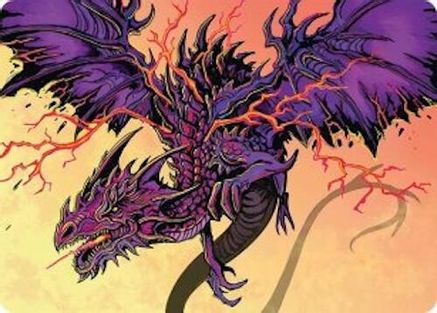 Image of Stormshriek Feral Art Card (35/54) (AATDM-035) - Art Series: Tarkir: Dragonstorm