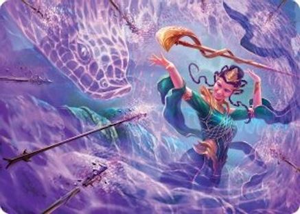 Image of Snakeskin Veil Art Card (19/54) (AATDM-019) - Art Series: Tarkir: Dragonstorm