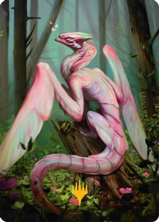 Image of Bloomvine Regent Art Card (46/54) (Gold-Stamped Planeswalker Symbol) (AATDM-046) - Art Series: Tarkir: Dragonstorm