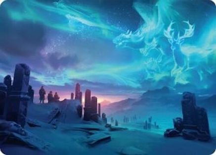 Image of Auroral Procession Art Card (20/54) (AATDM-020) - Art Series: Tarkir: Dragonstorm