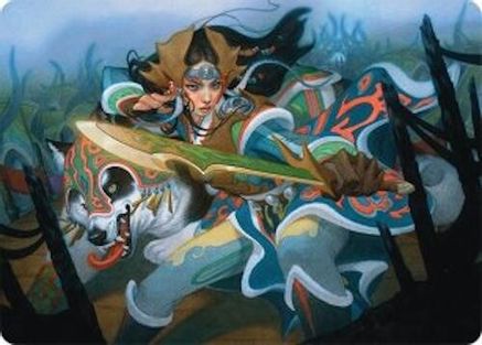 Image of Eshki Dragonclaw Art Card (23/54) (AATDM-023) - Art Series: Tarkir: Dragonstorm