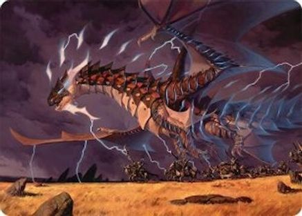 Image of Neriv, Heart of the Storm Art Card (25/54) (AATDM-025) - Art Series: Tarkir: Dragonstorm